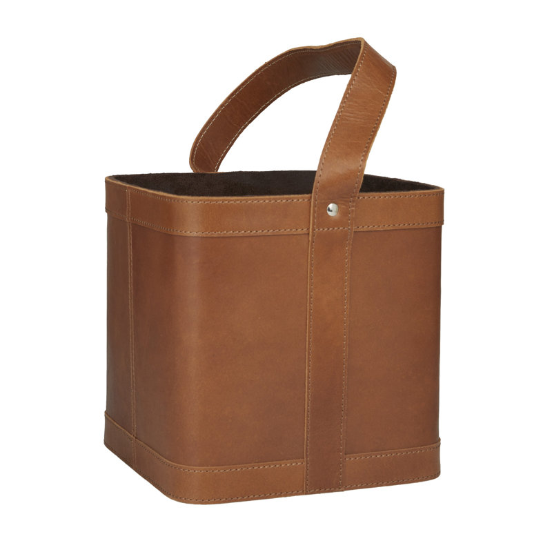 17 Stories Modern Leather Carrier Wayfair